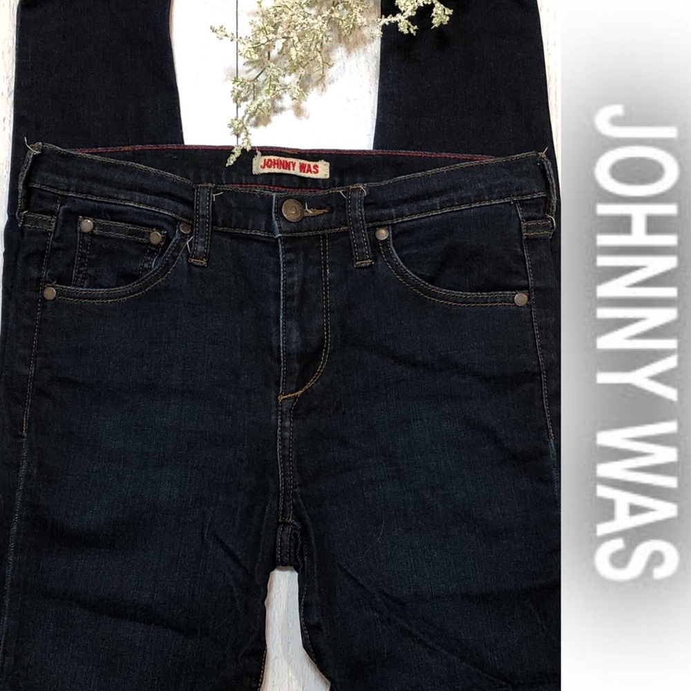 EUC:  Johnny Was Skinny Jeans